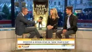 Zac Efron e Michelle Pfeiffer no Today Show