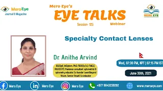 Specialty Contact Lenses || Dr Anitha Arvind