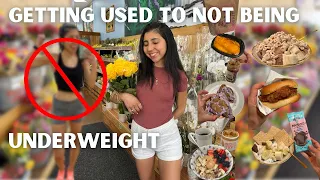 WEEKLY VLOG ~ What I ate & how I am letting go of my old body (I GAINED WEIGHT after anorexia)