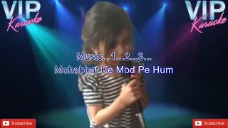 Na Tum Humein Jano Karaoke Song With Scrolling Lyrics