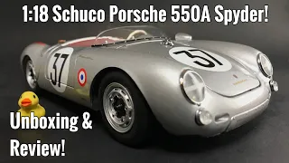 1:18 Schuco Porsche 550 A Spyder Unboxing and Review!