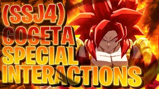 All Gogeta SSJ4 Special Interactions & Easter Eggs (ENG DUB) | Dragon Ball FighterZ DLC