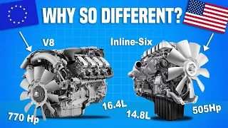 Why European Trucks Have Up to 770HP & US Trucks Don't!