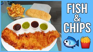 CAN I BEAT @RandySantel'S RECORD TIME ON THIS FISH & CHIPS CHALLENGE?!?