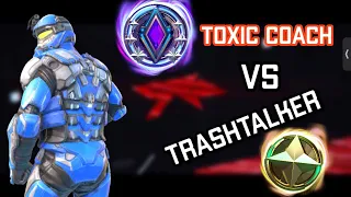 TOXIC COACH 1v1s TRASHTALKER (TOXICITY WARNING) Splitgate gameplay