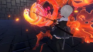 【VRChat/MA】Fire Sword Slash
