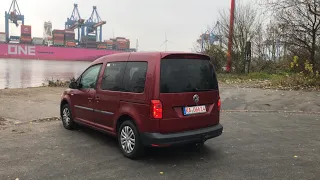 Осмотр Volkswagen Caddy 2017 на DSG и 150 л.с из Германии /// малиновый каблучёк #84