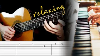 How to play one of the MOST BEAUTIFUL piano songs | Guitar Tab Tutorial