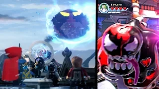 LEGO Marvel Super Heroes 2 EGO The Living Planet & Carnom Boss Fights 4k Ultra HD 60FPS 2160p