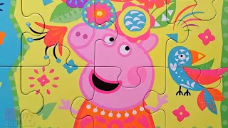 Свинка Пеппа летом - собираем пазл для детей Peppa Pig | Merry Nika