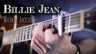 Billie Jean - Michael Jackson - Fingerstyle Guitar Cover (Free Tabs)