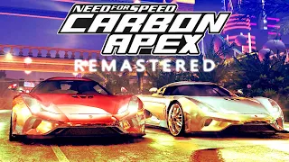 NFS Carbon Apex Remastered | Final Races | Versus Darius's Squad | Battle of Koenigsegg Regera 1440p