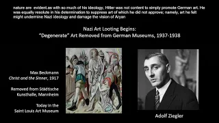 What Once was Lost: Nazi Art Looting and Allied Restitution