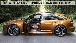 2021 AUDI RS6 AVANT V8TT BEAST - IPANEMA BROWN AUDI EXCLUSIVE - WHAT A HEADTURNER! IN DETAIL 4K