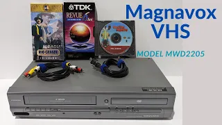 Magnavox VCR/DVD Player (Model MWD2205) Ebay Listing