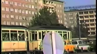 Karl Marx stadt Strassenbahn & Verkehrs alltag  26 September 1987