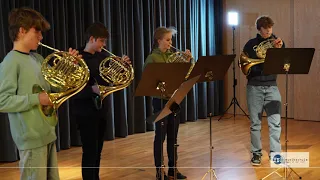 Rossini: Le Rendez-vous de chasse, Hornquartett der Musikschule Mülheim an der Ruhr