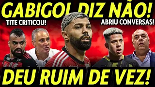 DEU RUIM! PROPOSTA NA MESA! GABIGOL DIZ NÃO! FLAMENGO ABRE CONVERSAS COM ATACANTE! TITE CRITICOU! E+