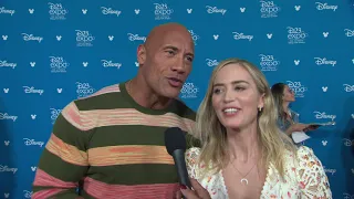 Jungle Cruise: Dwayne Johnson, Emily Blunt D23 Official Movie Interview | ScreenSlam