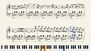 „January: Winter Days“ by Dennis Korn , Sheet #pianotutorial #pianosheet #pianolessons