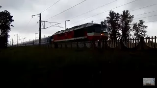 Тепловоз ТЭП70-0370 с поездом №648 Минск - Гомель