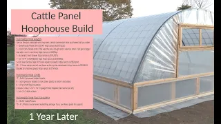 Cattle Panel Hoophouse Material List | Do's and Don'ts