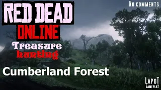 Red Dead Online. Treasure hunting. Cumberland Forest / Карта сокровищ Камберлендский лес