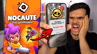 JOGUEI O NOVO MODO NOCAUTE ATÉ CANSAR DO BRAWL STARS!!