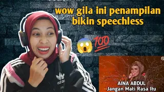 AINA ABDUL - JANGAN MATI RASA ITU | 🇮🇩 REACTION