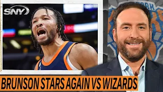 NBA Insider reacts to another sparkling effort by Jalen Brunson in Knicks win over Wizards