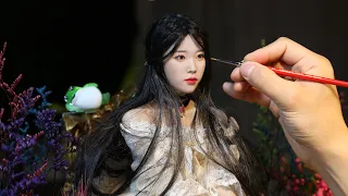 Making IU figure with paper clay