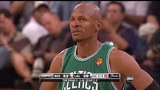 Ray Allen Full Highlights 2010 Finals G2 at Lakers - 32 Pts, Finals Record 8 Threes, NASTY Shooting!