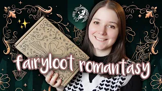 new romantasy book subscription box 🧚 FAIRYLOOT UNBOXING | APRIL 2024 [CC]