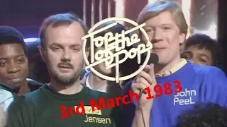 Top of the Pops Chart Rundown - 3rd March 1983 (David Jensen & John Peel)