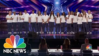 Front Line Nurses Win Golden Buzzer On America's Got Talent