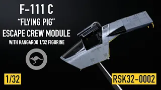 F-111С "Flying Pig" Escape Pod (Crew Module) Royal Australian Air Force (1/32) by ResKit / Unboxing