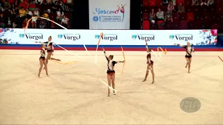 Finland (FIN) - 2019 Rhythmic Junior Worlds, Moscow (RUS) - Qualifications 5 Ribbons