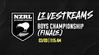 NZSS Tournament 2023 | Day 3 | Boys Championship Final | Aorere College v Wesley College