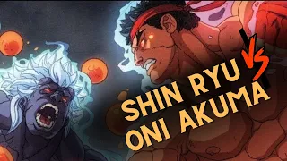 SHIN RYU vs ONI AKUMA - O Confronto Final | em português - Street Fighter Unlimited # 12 - Final