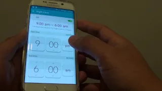 Samsung Galaxy S6 Edge: How to Enable / Disable Night Clock on Edge Screen