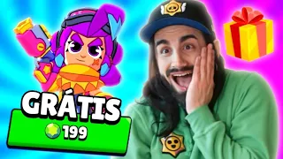 NOVA SKIN de GRAÇA para TODO MUNDO 🥳 Presenteeeeeeeee Brawl Stars