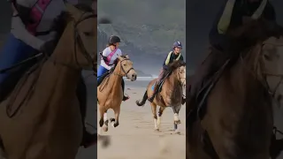 Horse Racing on the beach 🐎