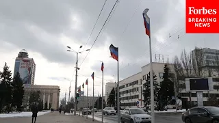 Watch: Daily Life Goes On In Donetsk, Ukraine As Threat Of Russian Invasion Looms