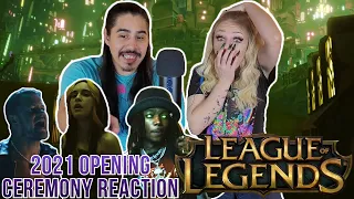 League of Legends Reaction - First Time Watching 2021 World's Opening Ceremony!!!