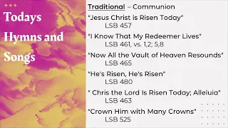 4-17-22 9 am Easter Worship Service