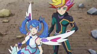 Yu-gi-oh Vrains Yusaku and Aoi/Playmaler and Blue Angel(Accidentally in love)