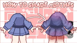 [How to Shade Clothes] EASY!! Sub ENG/IDN  ||Tutorial Gacha Club||