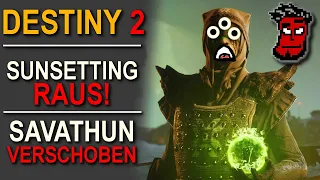 Destiny 2: Sunsetting ist RAUS! Savathun Hexenkönigin DLC verschoben | Alle INFOS | Gameplay Deutsch