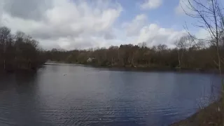 flying a phantom over heaton park boating lake