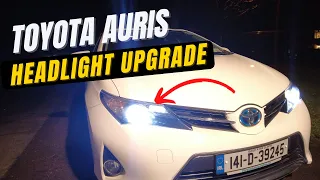 Toyota Auris Headlight Upgrade